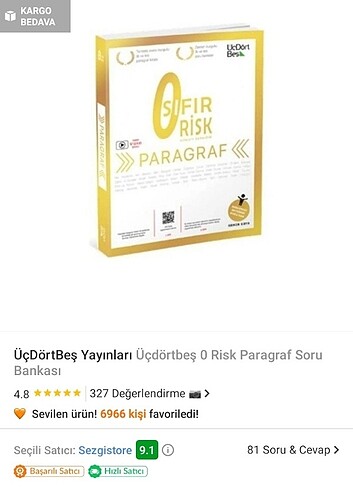Üçdörtbeş 0 risk paragraf 