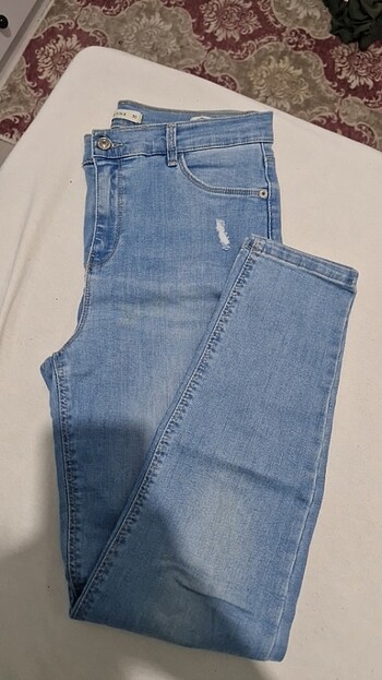 40 Beden mavi Renk Jean Kot