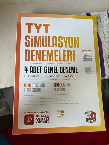 Tyt simülasyon denemeleri