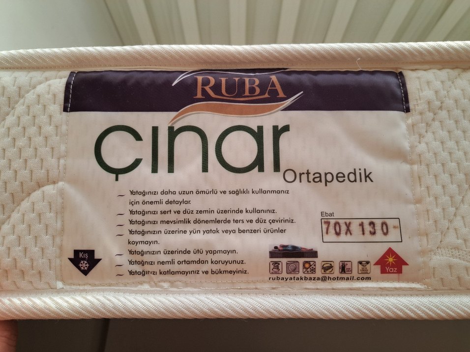 70×130 ORTAPEDİK ÇOCUK YATAĞI - Görsel 2