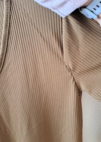 V Yaka Kadın Sweatshirt - Görsel 5