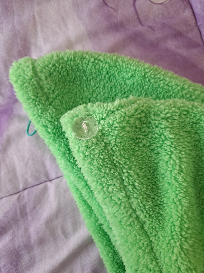 Pastel Yeşil Saç Havlusu - Görsel 2