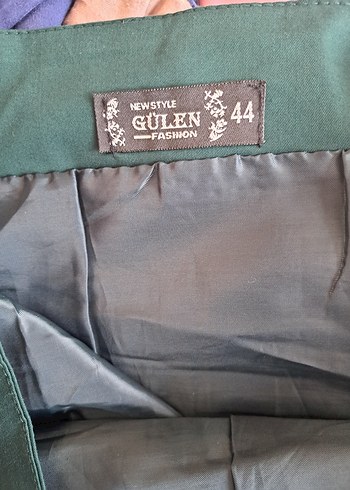 Kadın Yeşil Etek Fiyonk Detaylı - Görsel 4