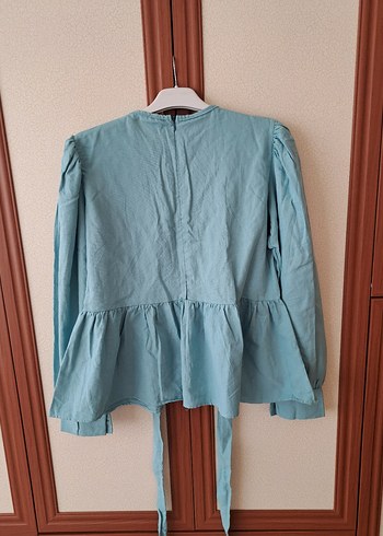 TURKUAZ ETEK ÜSTÜ GÖMLEK - Görsel 6
