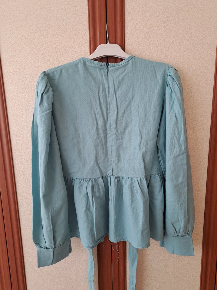 TURKUAZ ETEK ÜSTÜ GÖMLEK - Görsel 5