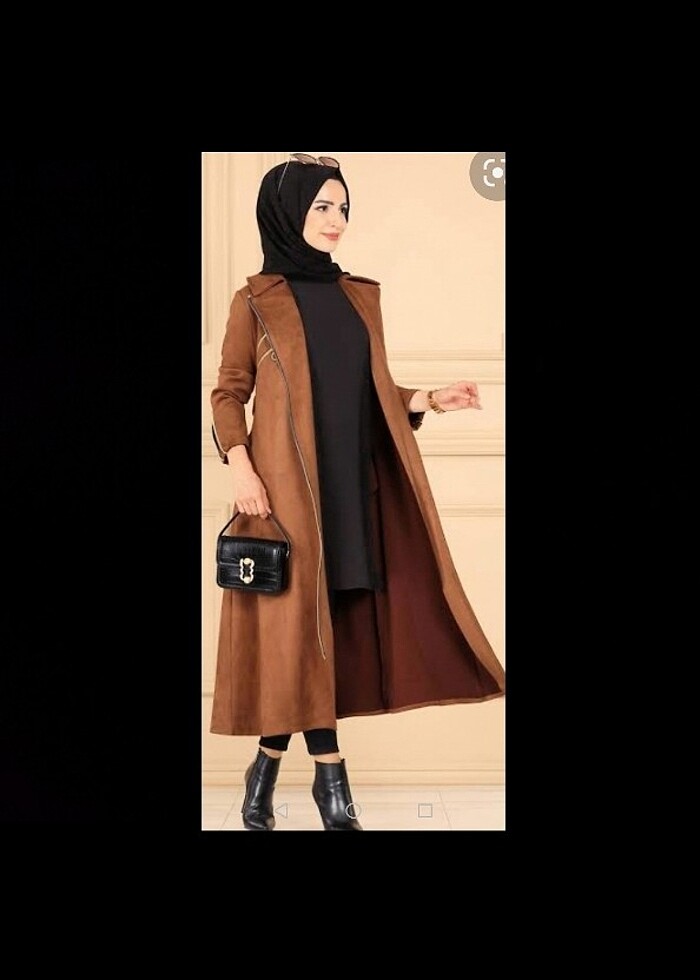 MODASELVİM FERMUAR DETAYLI SÜET KAP - Görsel 3