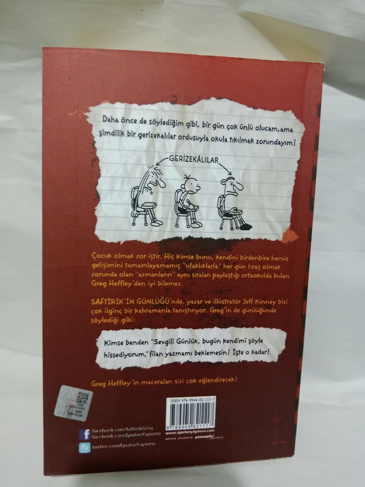 Saftirik Greg'in Günlüğü - Jeff Kinney - Görsel 2