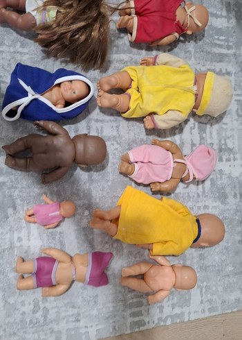 Çeşitli Bebek Seti Pastel Renklerde