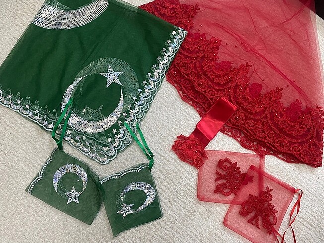 Gelin damat kına örtüsü