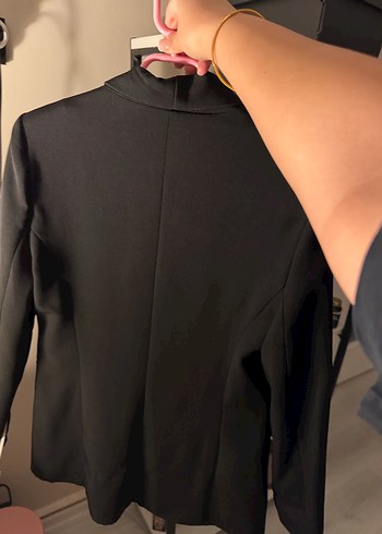 Trendyol & Milla Siyah Düğmeli Kadın Midi Blazer Ceket