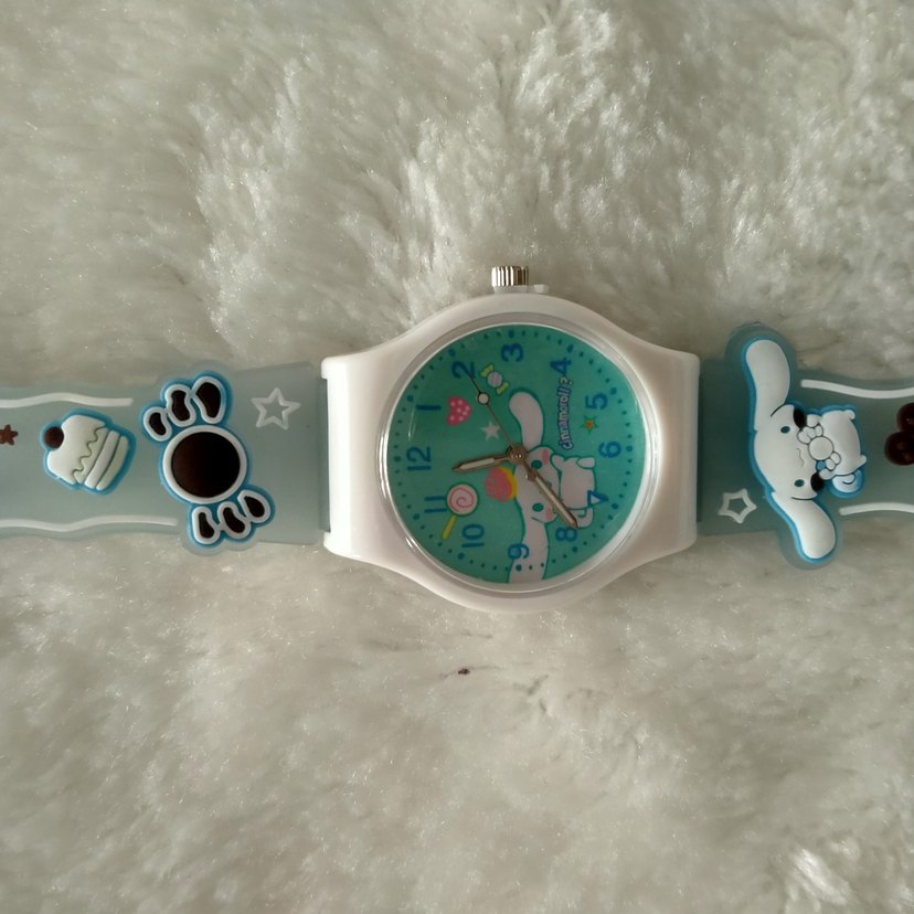 Cinnamorol Sanrio Hello Kitty Desenli Kız Çocuk Kolu Saat - Görsel 2