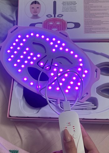 Silikon LED Işıklı Yüz Maskesi - Görsel 5