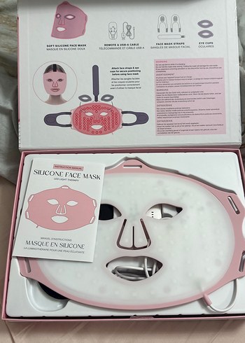 Silikon LED Işıklı Yüz Maskesi - Görsel 2