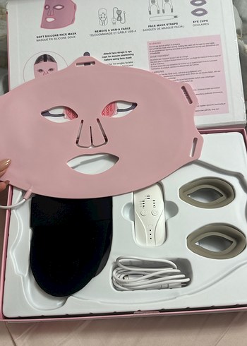 Silikon LED Işıklı Yüz Maskesi - Görsel 3