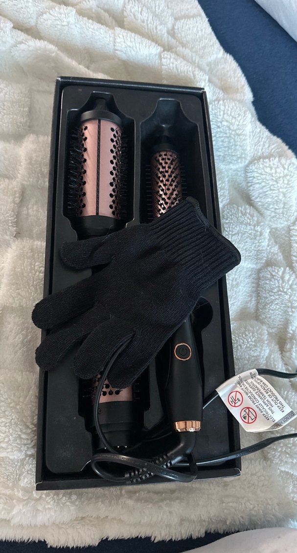 Siyah Saç Şekillendirici Fırça Seti - Görsel 5