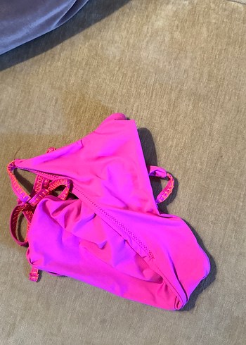 m Beden pembe Renk Pembe Bağlamalı İnce Askılı Bikini Altı