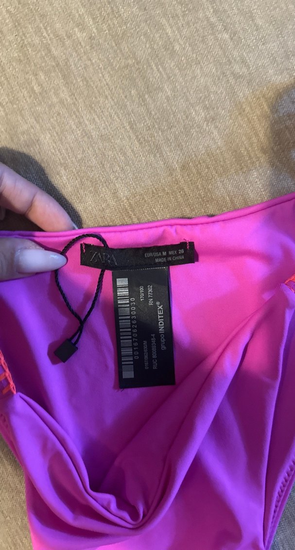 Pembe Bağlamalı İnce Askılı Bikini Altı - Görsel 2