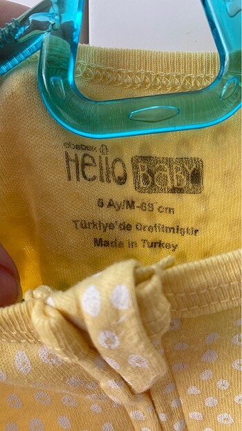 6 Ay Beden Kız bebek tulum