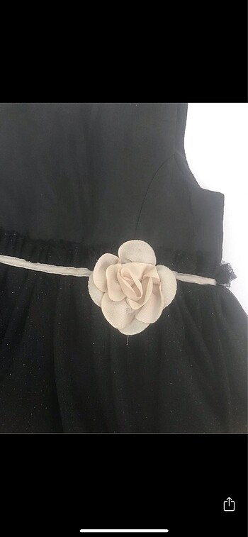24-36 Ay Beden H&M kız çoçuk simli tüllü elbise