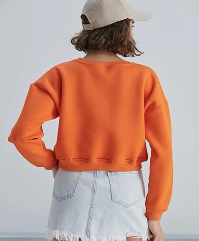Diğer Crop model Sweatshirt