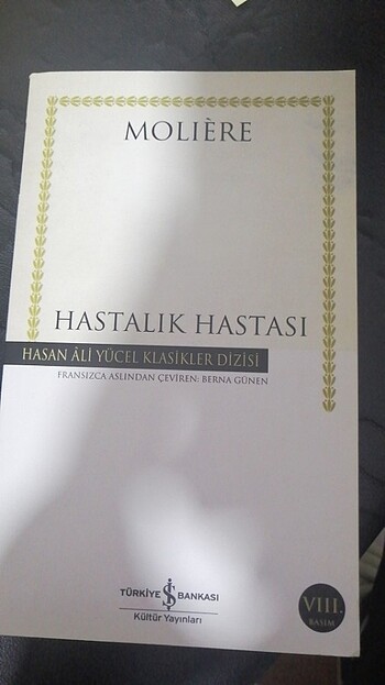 Molıere hastalık hastası kitabı 