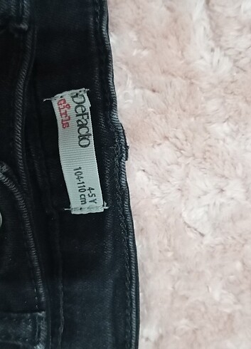 4 Yaş Beden siyah Renk Kız çocuk Jean