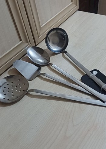 yeni hiç kullanılmadı paslanmaz çelik 4adet fiyatı - Görsel 4