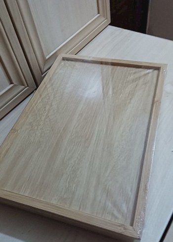 Bej Bambu 2 Parça Tepsi Seti - Görsel 7