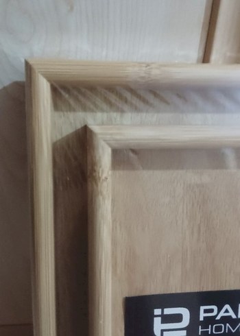 Bej Bambu 2 Parça Tepsi Seti - Görsel 5