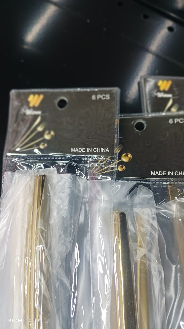 Parlak Altın Renkli Çatal Kaşık Seti 30, parca - Görsel 5