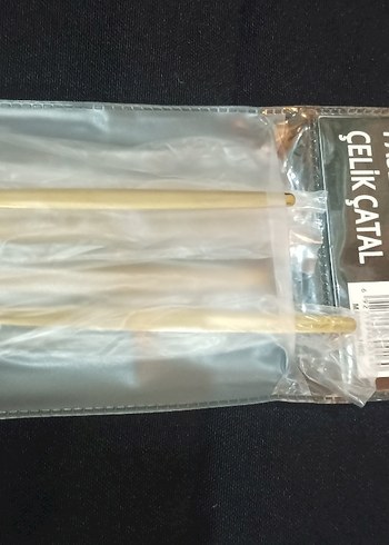 Altın Renkli 6 Parça Çatal Seti - Görsel 11