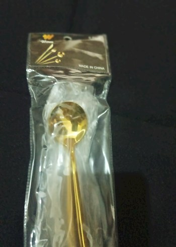 Parlak Altın Renkli 6li Kaşık Seti - Görsel 6