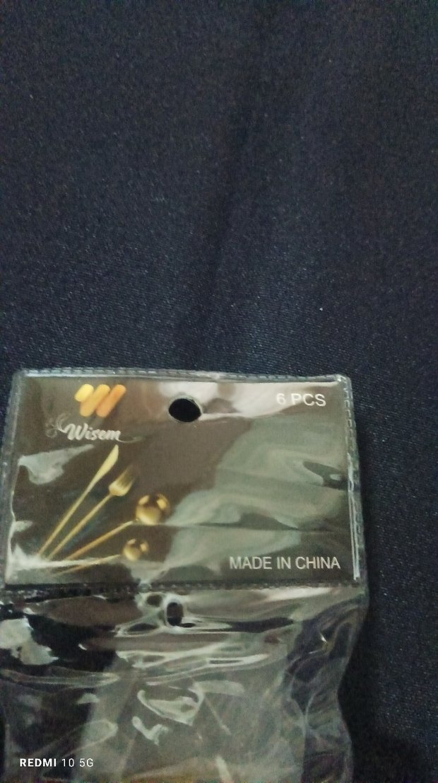 Parlak Altın Renkli 6li Kaşık Seti - Görsel 5