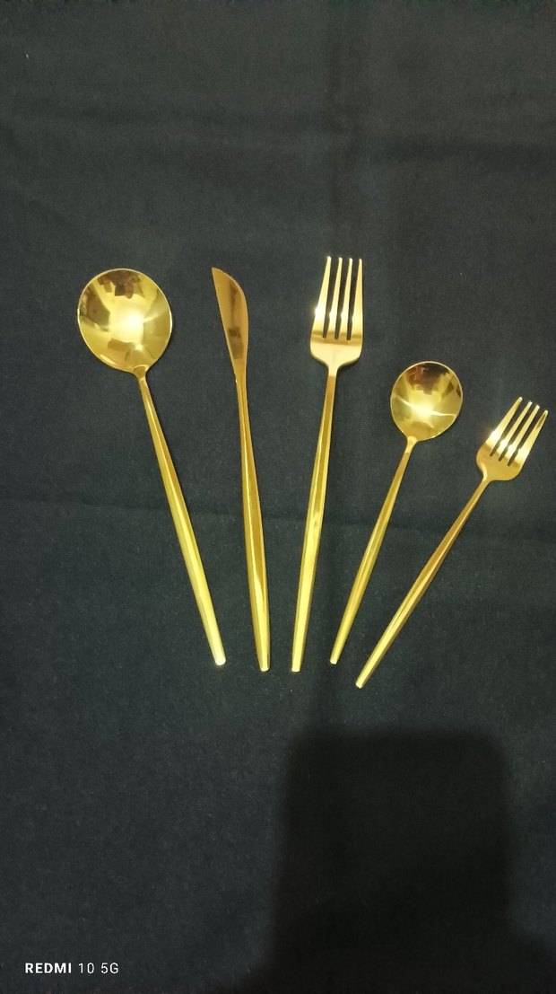 Altın Renkli 30 parça yeni hiç kullanılmadı - Görsel 2