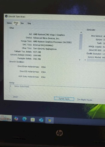 HP Ryzen 3 işlemci IPS Mat Ekran Laptop - Görsel 8
