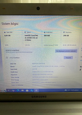 Samsung RV520 Laptop - Görsel 3