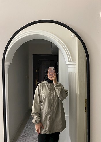 Kadın Bej Midi Yağmurluk - Görsel 4