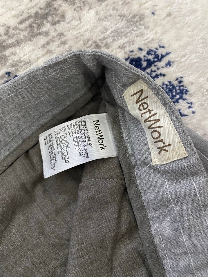 Gri Çizgili erkek Pantolon - Görsel 2