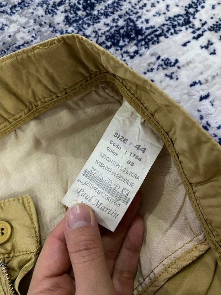 Bej Kumaş Pantolon - Görsel 2