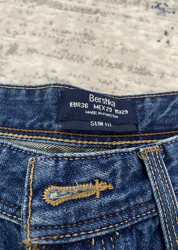 Düğmeli Regular Fit Erkek Denim Pantolon - Görsel 3