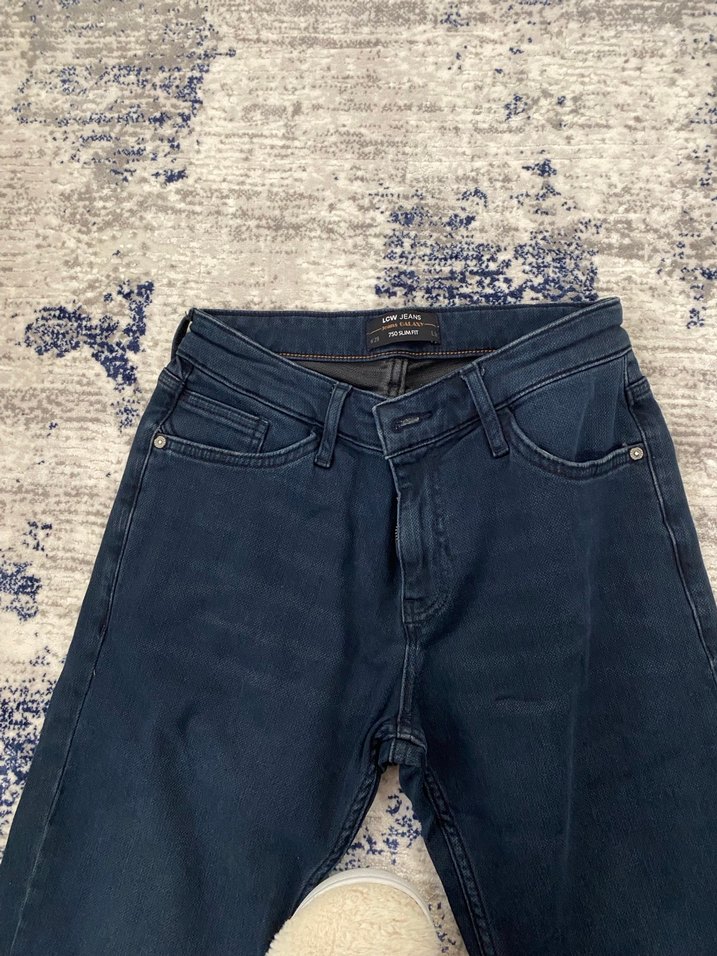 Erkek Lacivert Regular Fit Kot Pantolon - Görsel 2