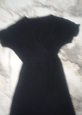 Siyah Kadın V Yaka Pilili Tulum - Görsel 5