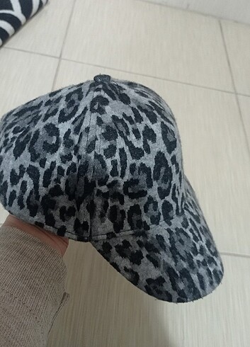 Beden Koton leopar şapka