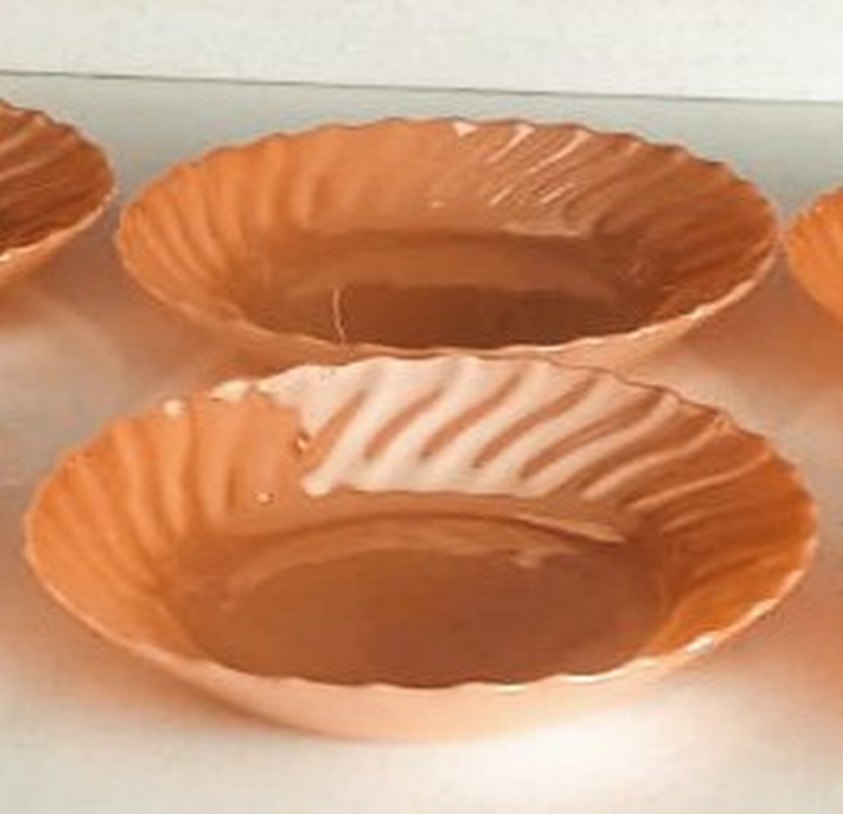 antika sarı Yemek tabakları 6 adet - Görsel 3