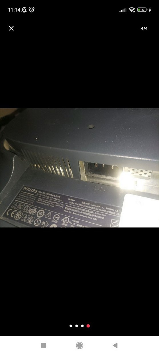 Philips I90SW 75Hz Monitör VGA Portlu Temiz - Görsel 4