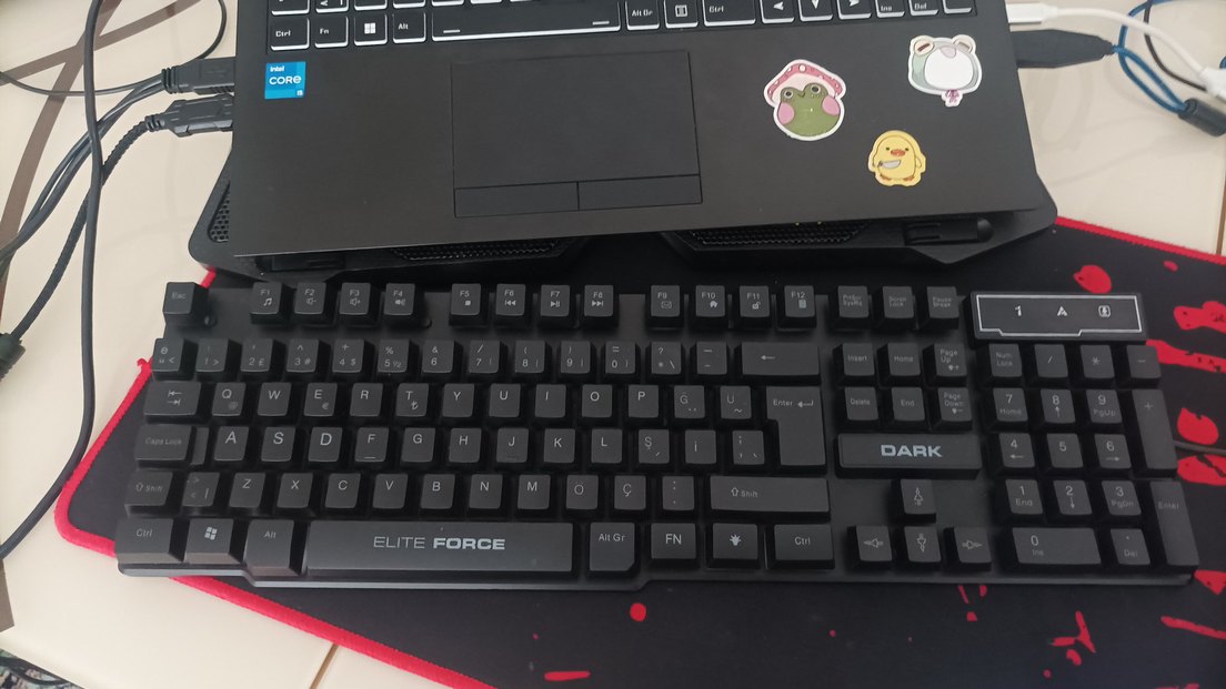 Dark Force Mekanik Hisli Türkçe Q Oyuncu Klavyesi - Görsel 2