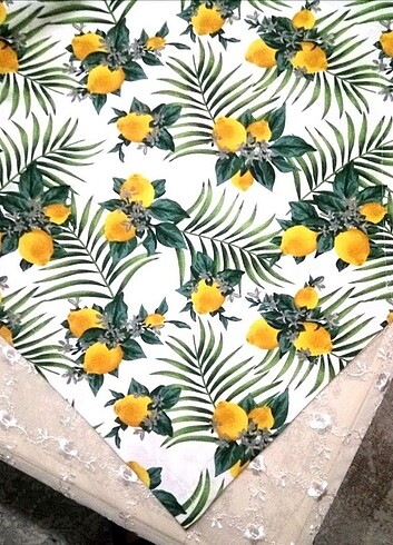 Yemek masası supla takımı 6 supla 1 runner - Görsel 4