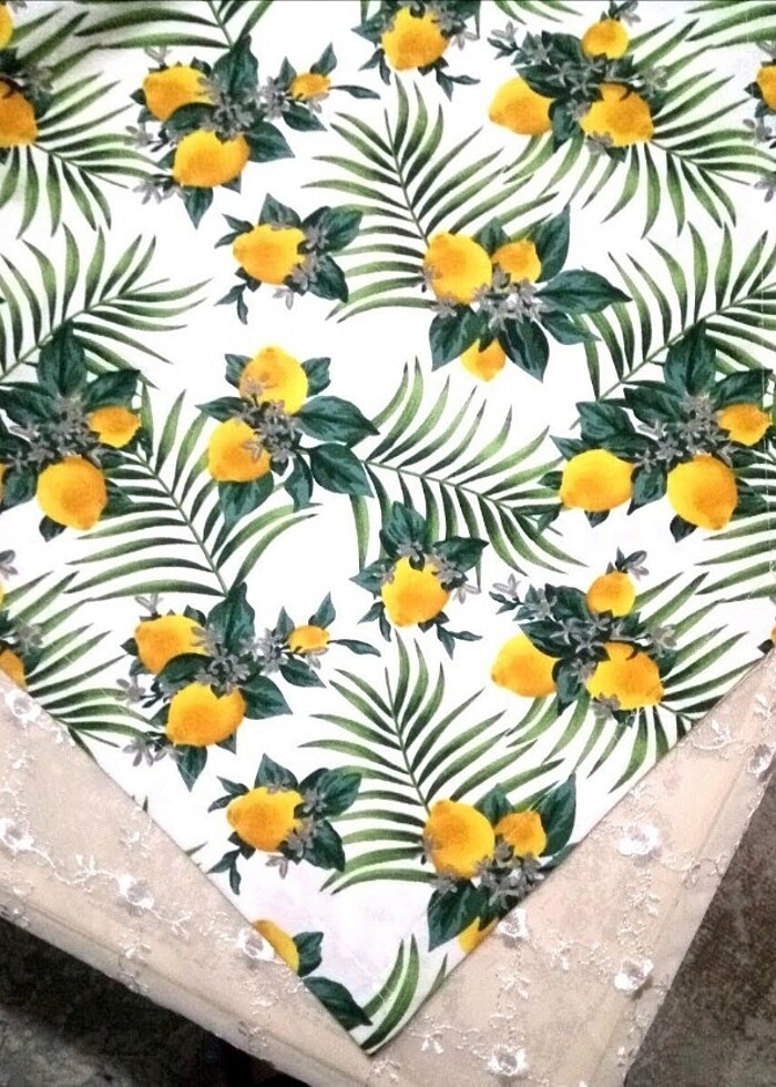 Yemek masası supla takımı 6 supla 1 runner - Görsel 4