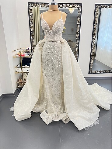 Balık model gelinlik - Görsel 6