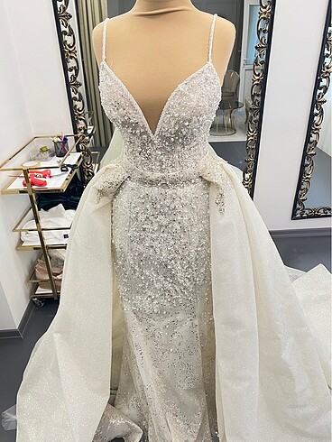 Balık model gelinlik - Görsel 5